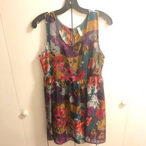 Floral Vintage-Aesthetic Dress